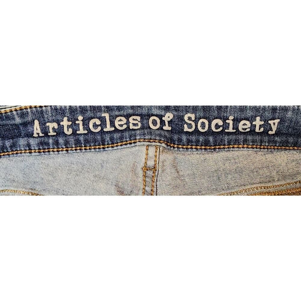 Articles of Society Womens Denim Size 27 Blue Medium Wash Skinny Jeans Pants - Picture 2 of 6